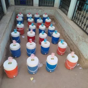 اهدای 24 عدد کلمن آب خوری به مکتب قوسنان در شهر هرات