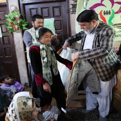 Winter Relief Clothes Distribution For Orphans Afghanistan