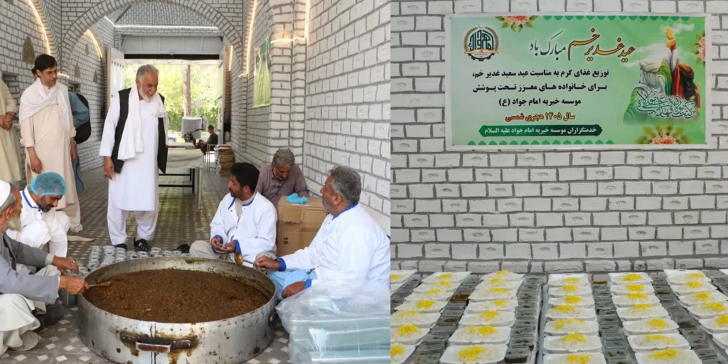 Distribution of 3,400 hot meals in Herat during Eid al-Ghadir 2026
